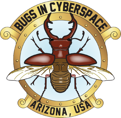 logo from bugs in cyberspace